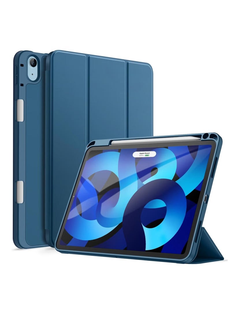 TIGER iPad Air 11-inch M2 2024 6th Generation Case with Pencil Holder, Silicone Magnetic Cover, Slim Tablet Protection for iPad Air 11-inch M2 6th Generation - Image 1