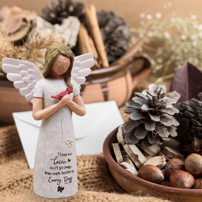 AcowSpt Cardinal Gifts for women, Sympathy Gifts for Loss of Loved One, Cardinal Decor, Grief Gift for Women, Loss of Father Sympathy Gift, In Memory of Loved One Gifts, Sculpted Hand-Painted Figurine - Image 3