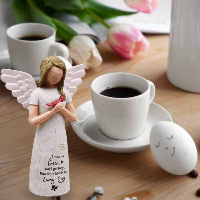 AcowSpt Cardinal Gifts for women, Sympathy Gifts for Loss of Loved One, Cardinal Decor, Grief Gift for Women, Loss of Father Sympathy Gift, In Memory of Loved One Gifts, Sculpted Hand-Painted Figurine - Image 5
