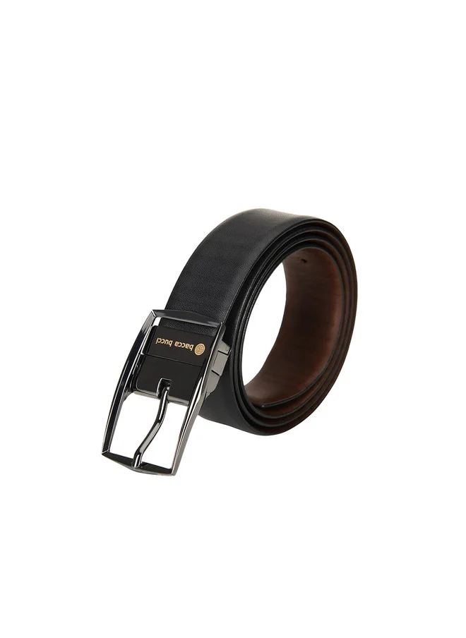 Bacca Bucci  Men's Reversible Black and Brown Leather Belt for Men | Best Price UAE