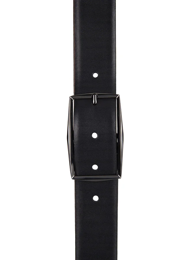 Bacca Bucci  Men's Reversible Black and Brown Leather Belt for Men | Best Price UAE
