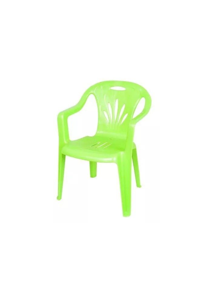 El Helal & Silver Star - Green lotus children's chair with crescent and golden star 388434 - Image 1