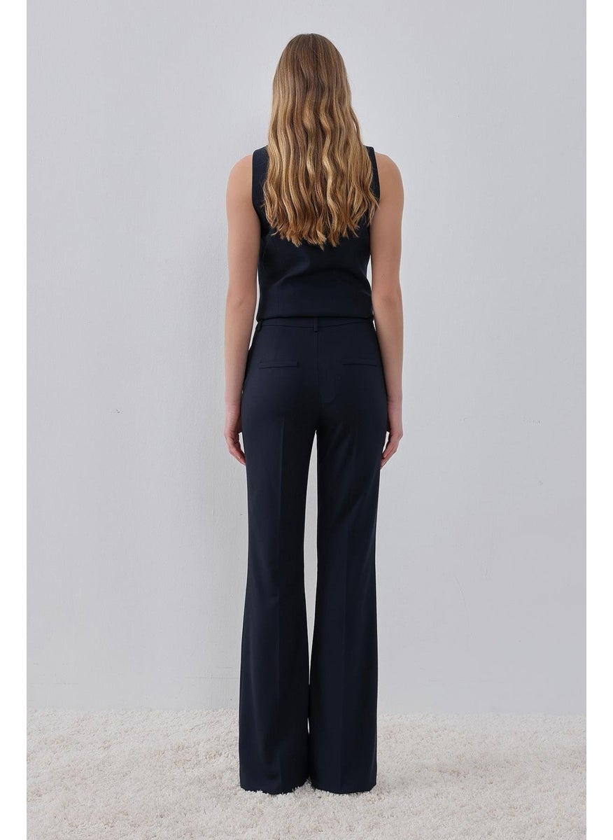 Navy Blue Flare Leg Trousers - pzsku/Z68DE3A86F0CE030E2707Z/45/_/1731413540/aa5b7ff6-452f-4565-a5f4-fc4164d10599