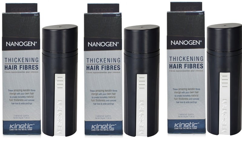 Nanogen Keratin Hair Thickening Fibers 30 gm Black 3 - Image 1