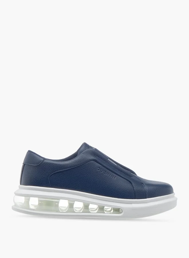 DUCHINI Men's Panelled Slip-On Sneakers