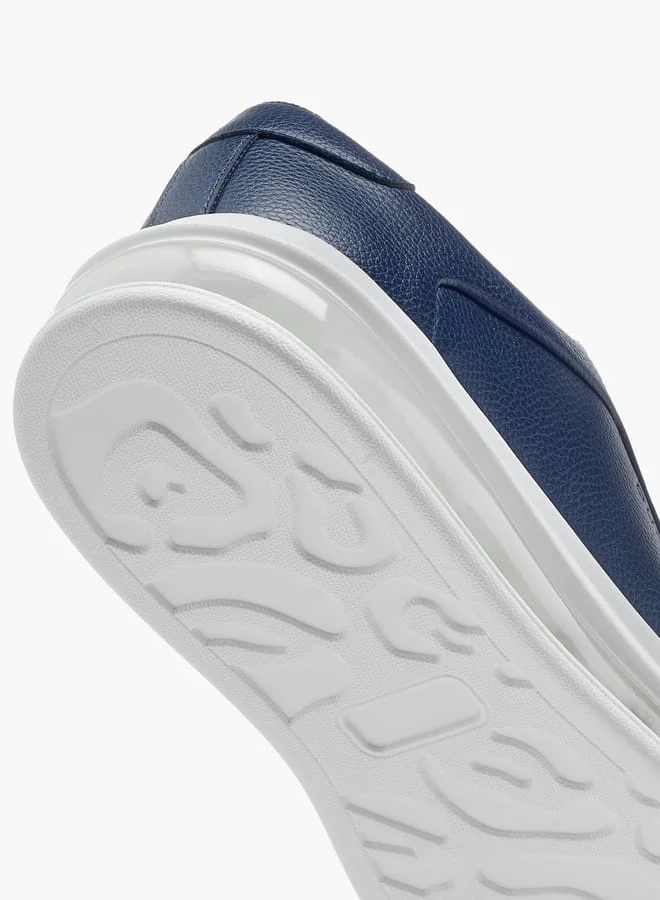 DUCHINI Men's Panelled Slip-On Sneakers