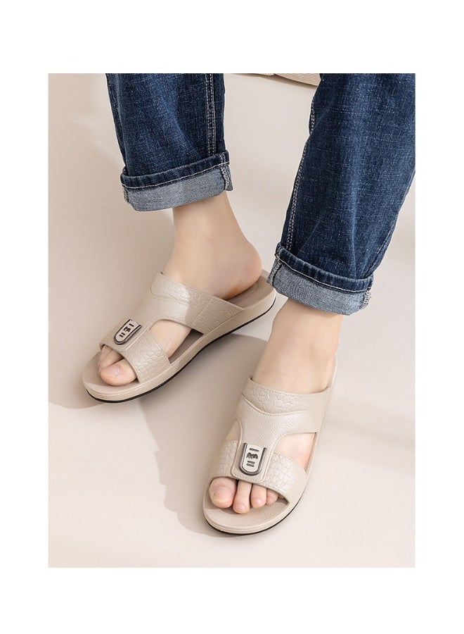 Arabic Slipper For Men, Handmade Men's Sandals With Memory Foam Sole, Big Size And Comfortable Traditional Arabic Sandals - Image 3