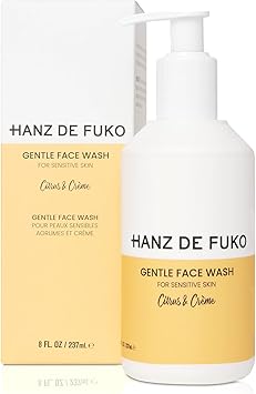 Hanz de Fuko Citrus Creme Gentle Face Wash Premium Facial Cleanser for Sensitive Skin Hypoallergenic Sulfate and Paraben Free 237ml - Image 1