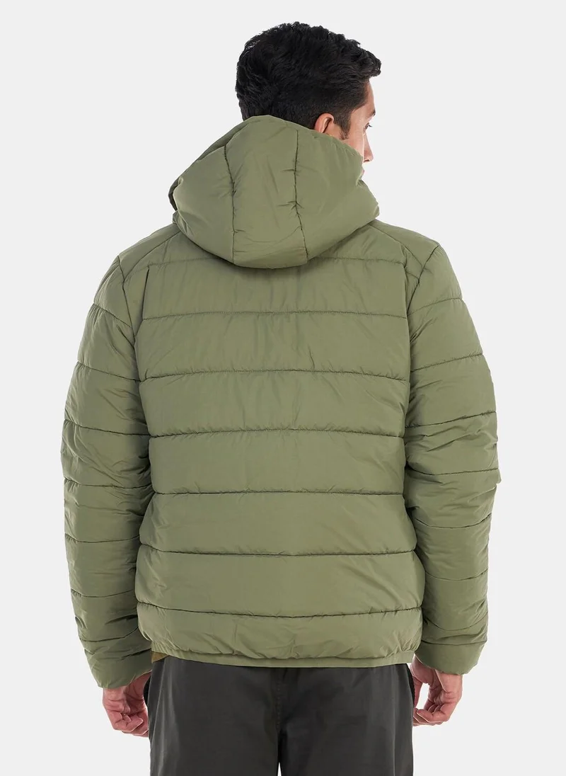 Timberland Men's Garfield Mid Weight Hooded Puffer Jacket