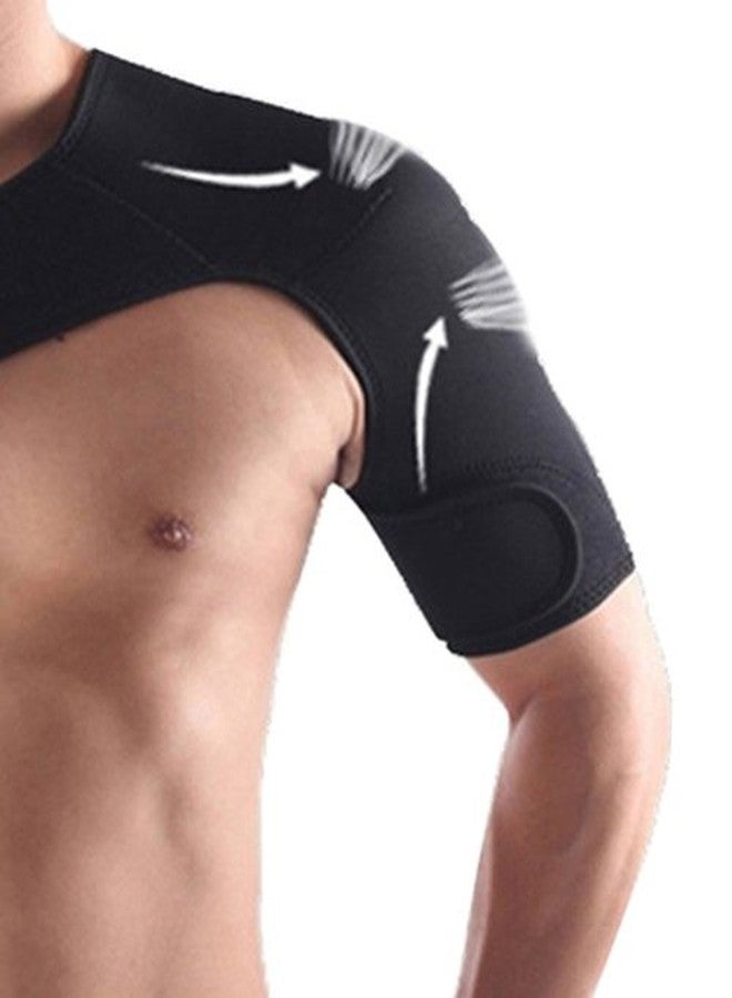 Futaba Adjustable Single-Side Left Shoulder Protector Bandage (Black) - Image 2