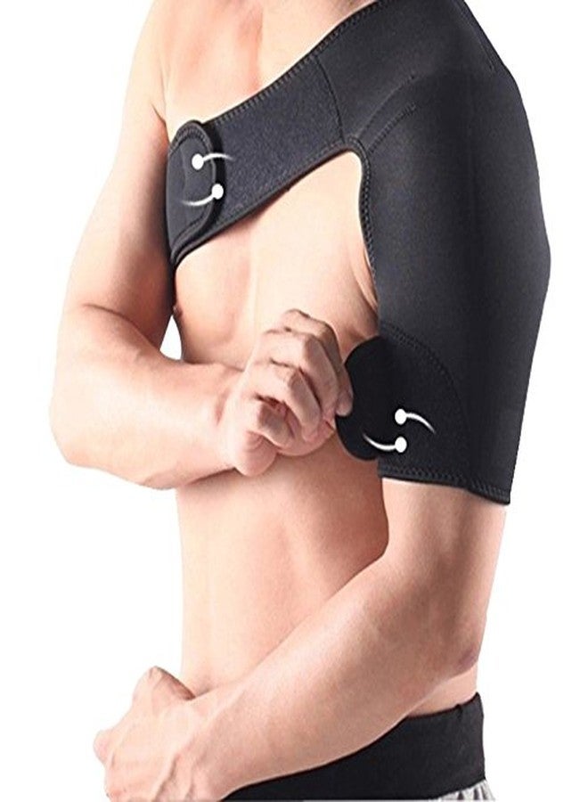 Futaba Adjustable Single-Side Left Shoulder Protector Bandage (Black) - Image 1