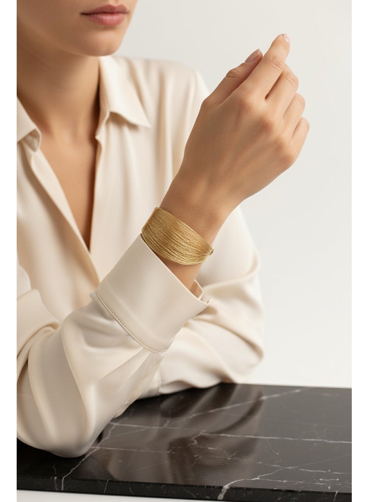 فلافي أسورة ذهبية أنيقة - Image 1