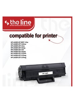 The Line The line Toner Cartridge 106A W1106A Compatible with HP LaserJet 107a 107w MFP 135a 135fnw 135w 135ag 135r 135wg 137fnw 137fwg 137fwg Black  - Image 3