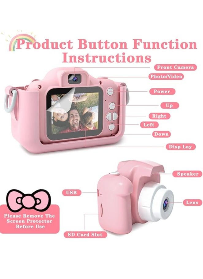 ZTEK Kids Toy Camera, 1080P HD Toddler Digital Video Camera with 32G SD Card and Lanyard  - Image 2