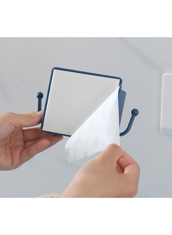 White,No - Punch Remote Control Storage Box Wall - Mounted Holder for Air - Conditioner, TV & Bathroom Remotes  - Image 5