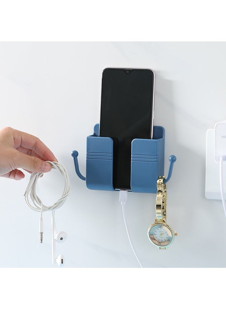 White,No - Punch Remote Control Storage Box Wall - Mounted Holder for Air - Conditioner, TV & Bathroom Remotes  - Image 4