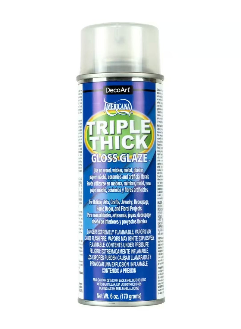 DecoArt Triple Thick Gloss Glaze Spray 170 G - Image 1