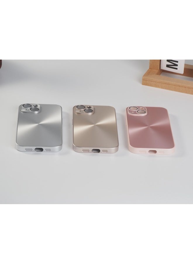 ShebSheb - for iPhone 15 Case, Glossy Coating Phone Cases with Camera Lens Protector Soft TPU Shockproof Protective Cover - Image 1