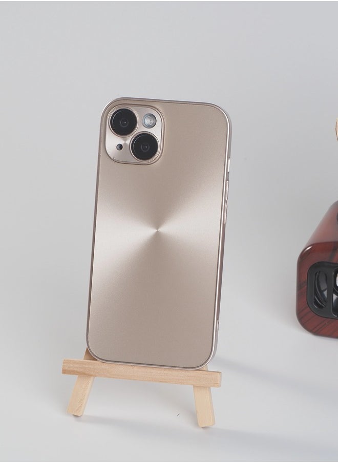 ShebSheb - for iPhone 15 Case, Glossy Coating Phone Cases with Camera Lens Protector Soft TPU Shockproof Protective Cover - Image 1
