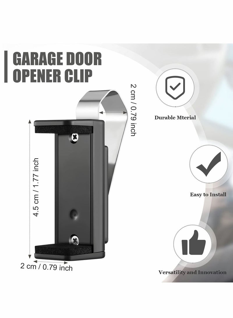 Excefore Garage Door Opener Clip Universal Car Garage Remote Visor Clip Compatible , Adjustable Gate Clicker Holder Fits for Different Size Remotes 1.9 x 2.8 Inch,  - Image 4