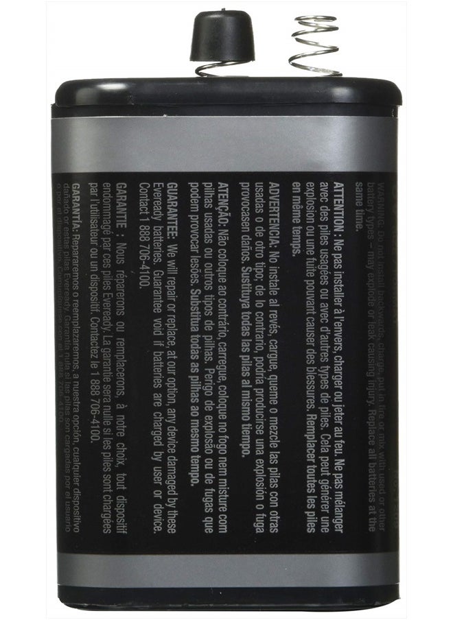 Eveready - EVEREADY 6V Battery, Super Heavy Duty 6 Volt Battery, 1 Count - Image 1