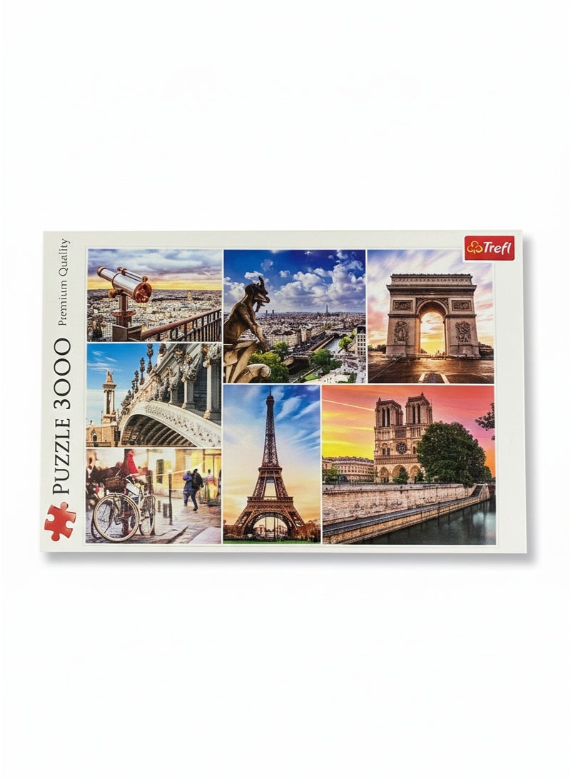 Trefl Premium Quality Trefl Puzzle 3000 PCS - Magic Of Paris-Collage - Image 4