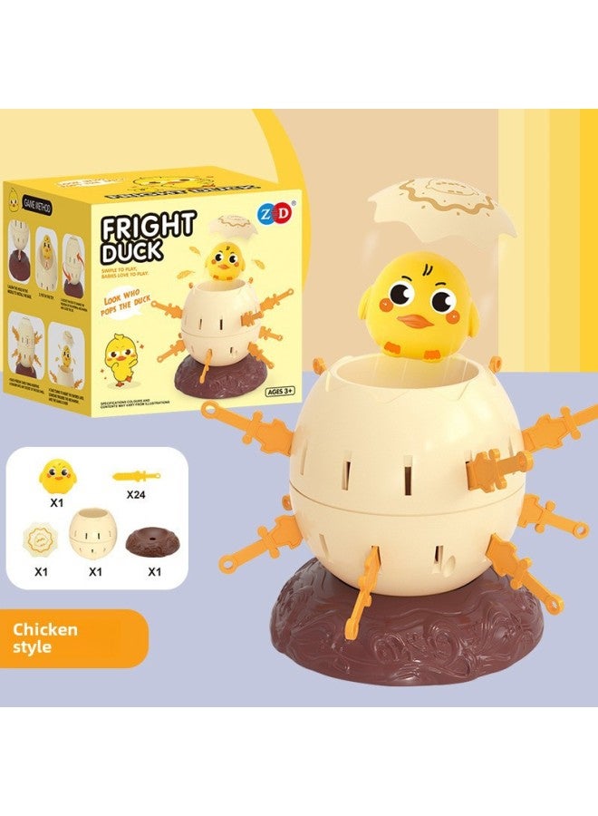 Mini Penguin Pirate Bucket Frog Catapult Bucket Decompression Interactive Leisure Toy Board Game Competitive Game-Specifications:Duck Style  - Image 1
