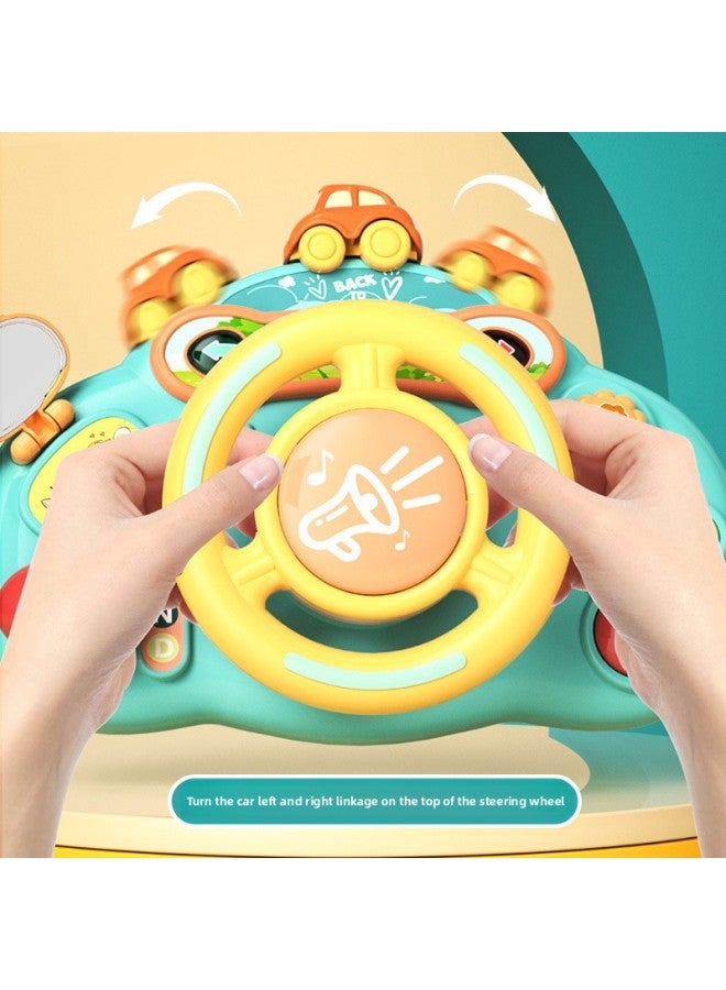 Stroller Pendant Car Toy Children Simulation Bridge Light Music Steering Wheel 61-Color:Steering Wheel-Red - Image 4