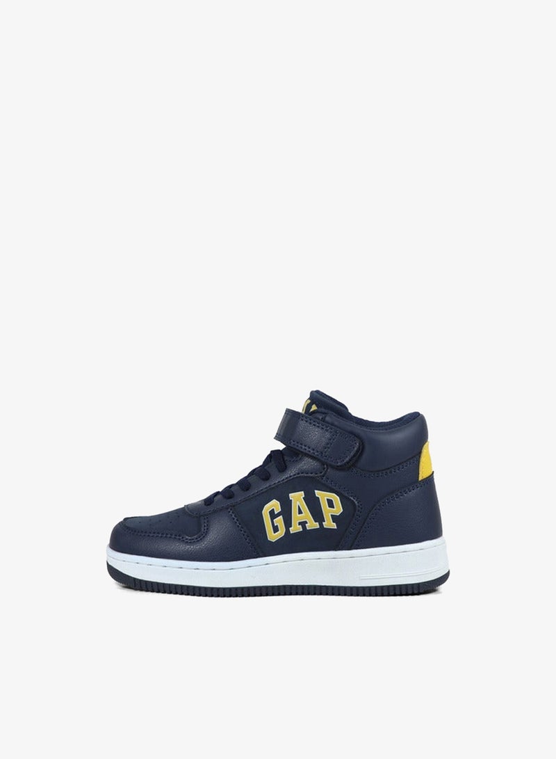 GAP Boys' BOSTON MID High Top Sneakers with Hook and Loop Closure - GPK5217140923 - Image 3