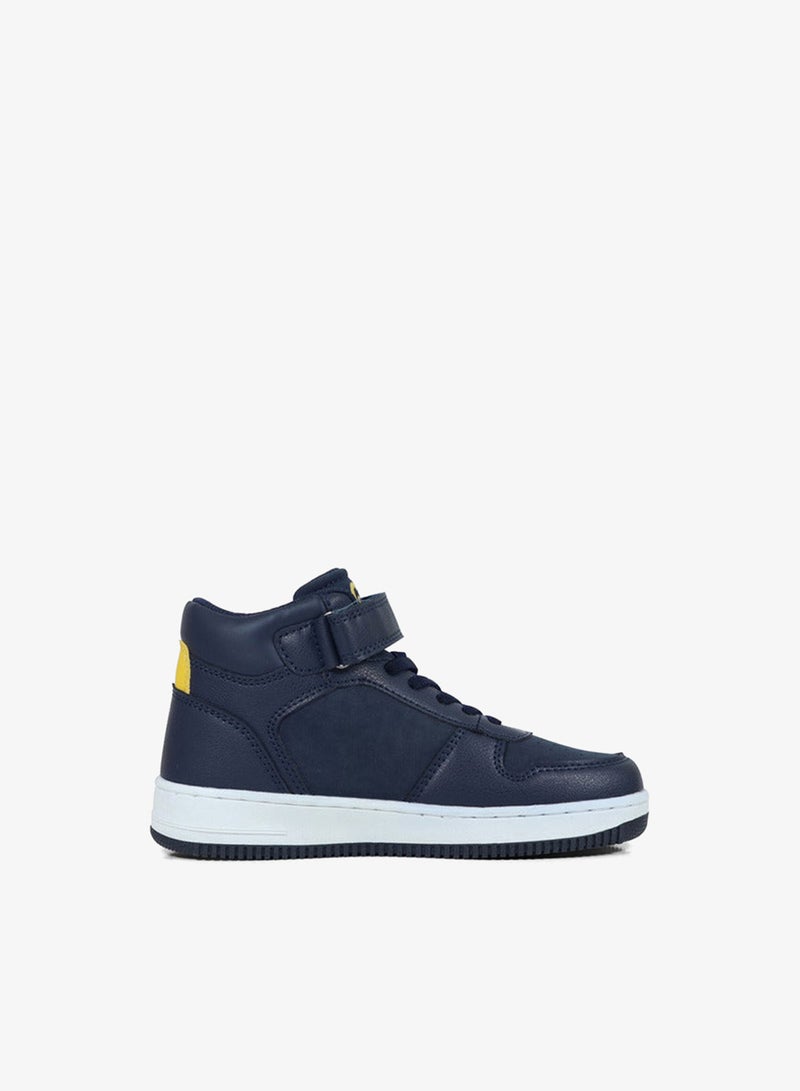 GAP Boys' BOSTON MID High Top Sneakers with Hook and Loop Closure - GPK5217140923 - Image 1