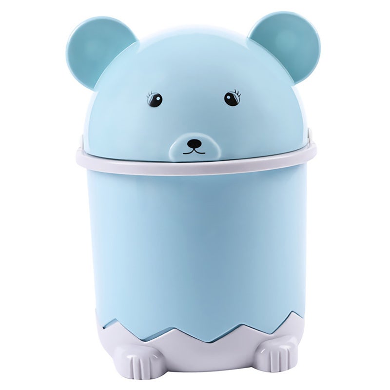 Cartoon Desktop Trash Can Flip Top PP Multifunctional Cute Desktop Garbage Can for Living Room - Image 3
