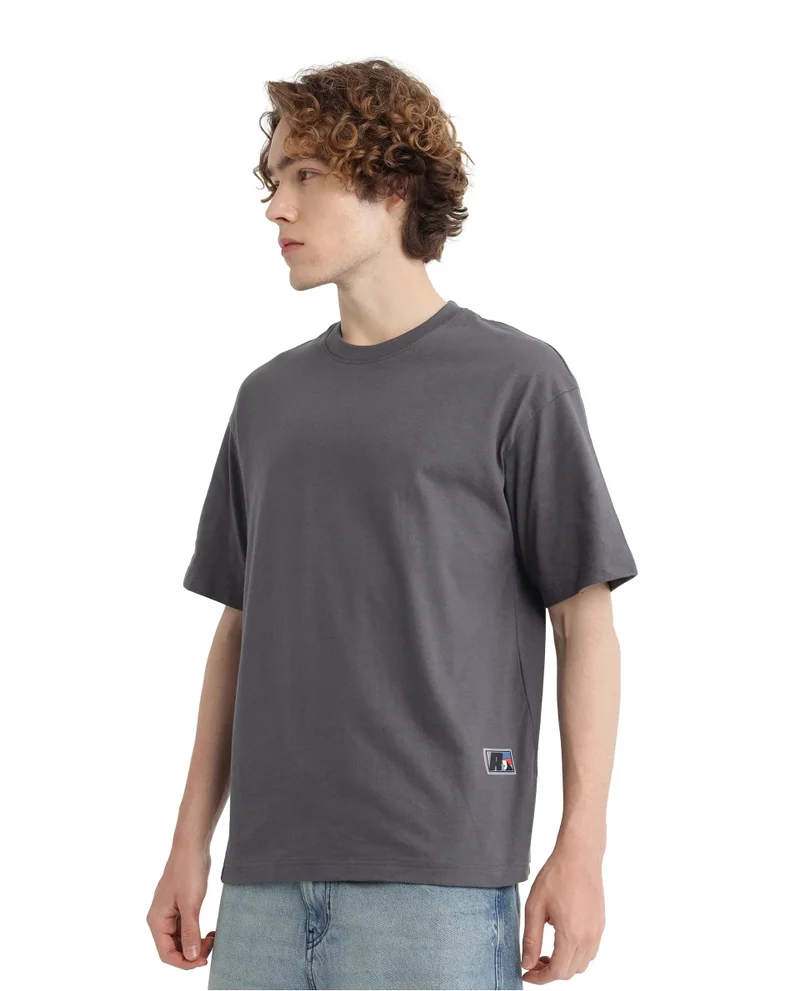 Rare Rabbit Men's Hd Back Print With Label Details Oversized T-Shirt