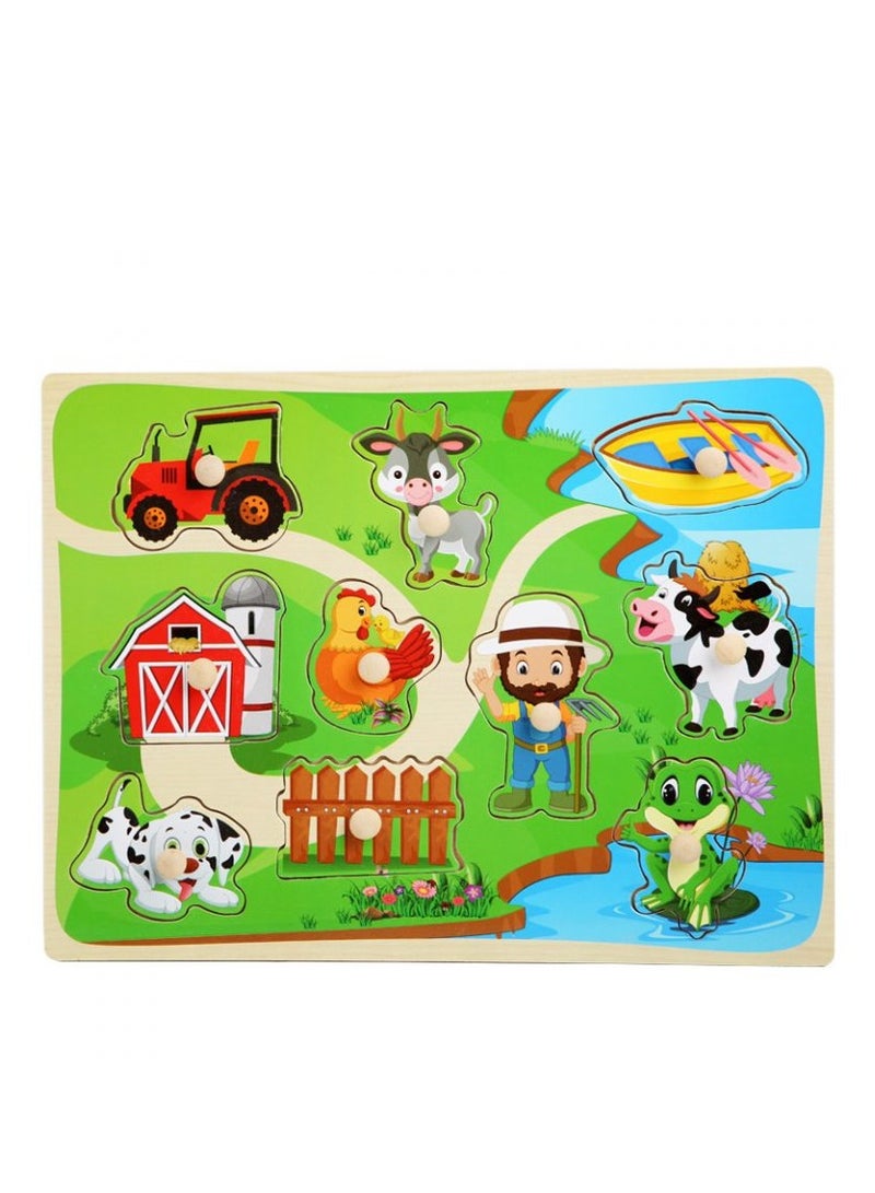 Factory Price Factory Price - Scarlett Wooden Pegged Puzzle - Design B
