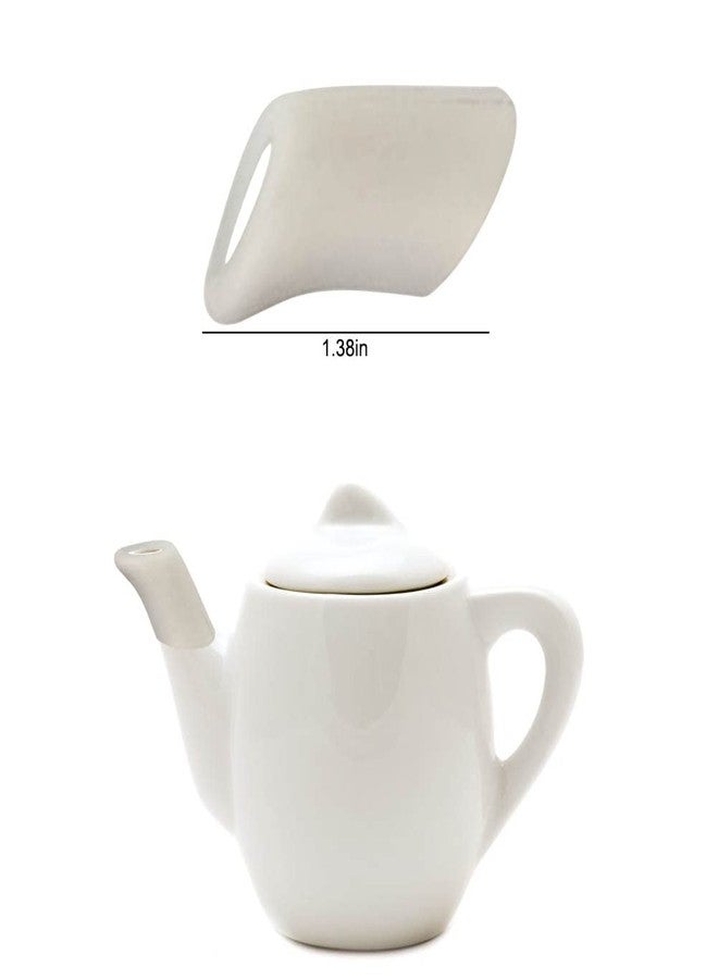 ZUYYON 4 Pcs Silicone Teapot Spout Protectors, Coffeepot Tea Pot Spout Cover, Drip-Proof and Leak-Proof, White - Image 2