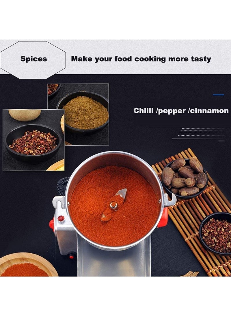 ET-LIFE 1400W 800g Grain Coffee Grinder, Superfine Mill 30s Speedy Grinding for Spice/Nut/Cereal/Coffee Bean Grains 34000RPM  - Image 3