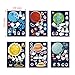 T-Antrix 24 Pieces Make Your Own Planet Stickers Make A Face Stickers for Kids Toddlers with Planets Solar System DIY Craft Kids Party Favor Supplies Crafts - Image 4