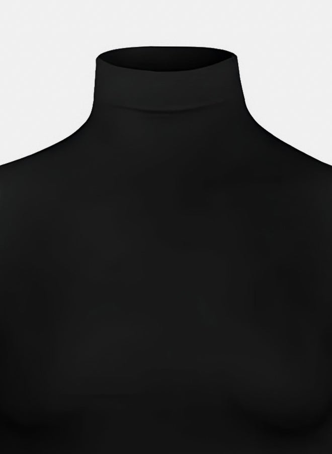 Silvy Lycra Diana Sleeveless High Neck Top For Women - Image 3