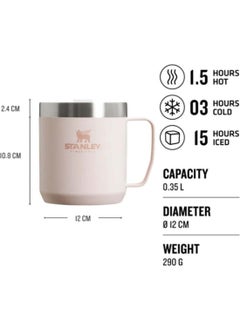 Stanley Beverage Classic Stainless Steel Thermos Cup 0.35 Lt Navy Blue 5 Hours 0.35 L Steel  - Image 2
