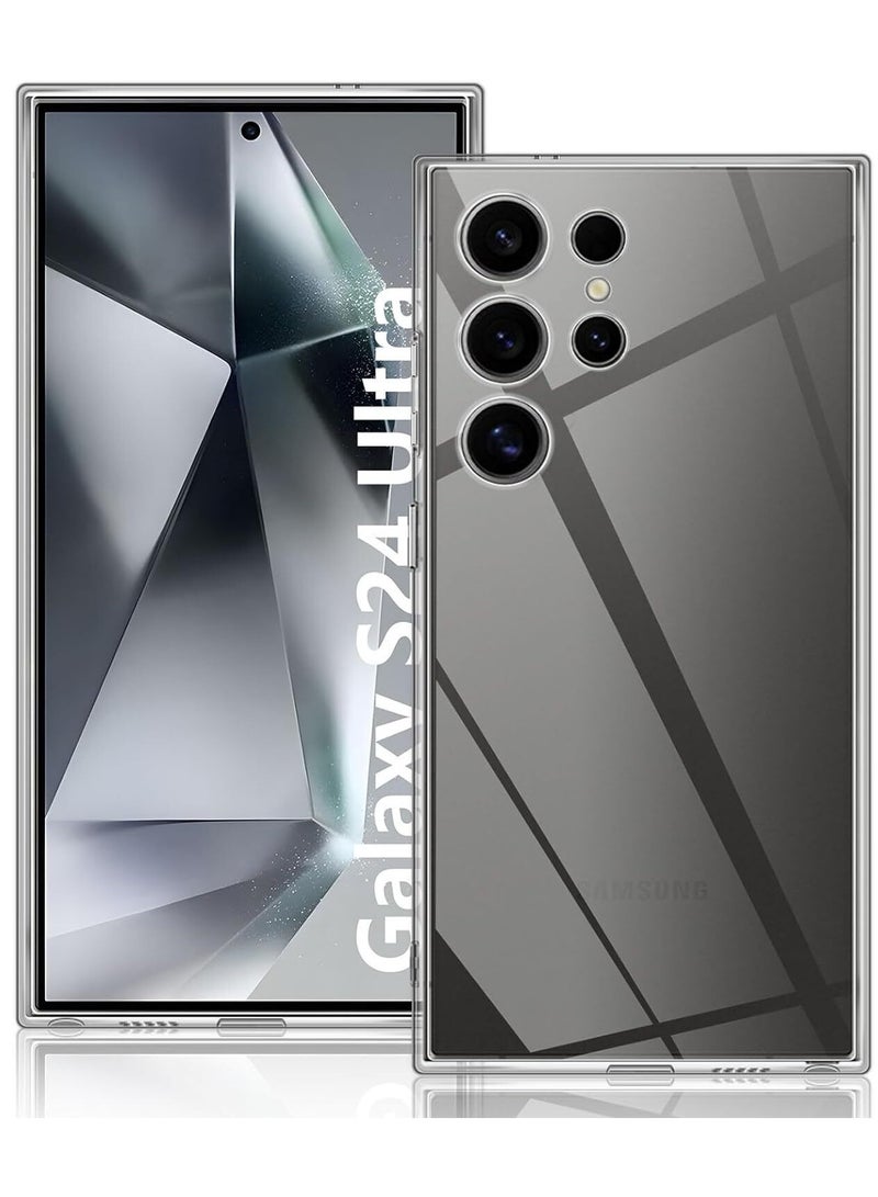 AROAQ Case For Samsung Galaxy S23 Ultra 5G , S24, S24 Plus, S24 Ultra Clear Case Shockproof Silicone Phone Cover - Image 1
