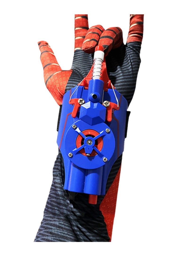Spider Web Launcher Shooting Toy, Cool Gadget 【Electric Scroll】 Role Playing Fun Toy (Normal Blue) - Image 1