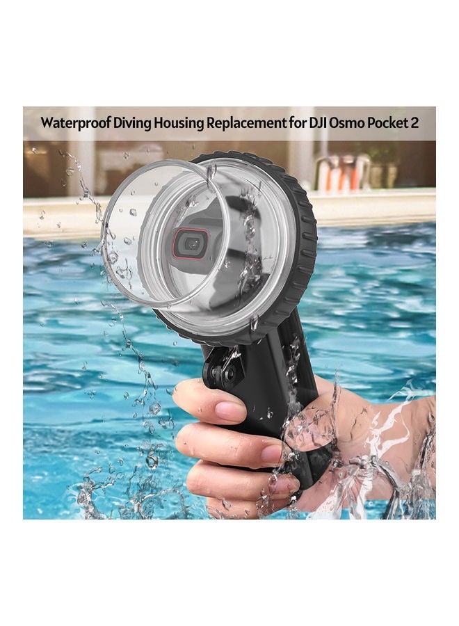 NIBEMINENT Waterproof Case Diving Housing Underwater Camera Black - Image 2