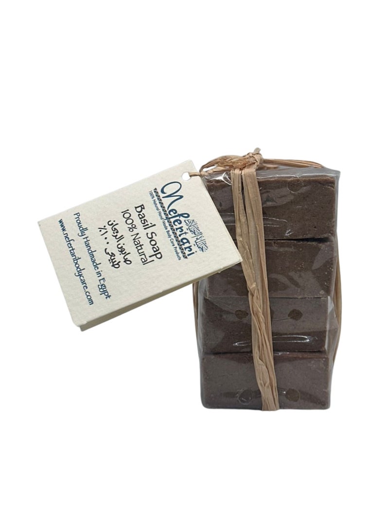 نيفيرتاري صابون زيت الزيتون وأوراق الريحان من نفرتاري - 4 قطع - Image 2