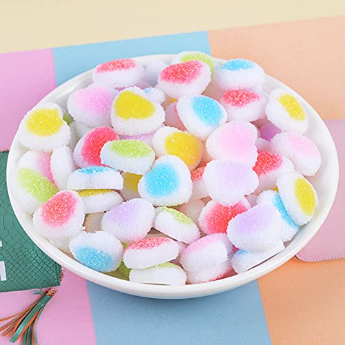 GBSTORE 50 Pcs Mix Fake Candy Resin Charm Flatback Embellishments Making Supplies for Cell Phone Case Scrapbooking Hair Clip Easter DIY Craft Making - Image 4