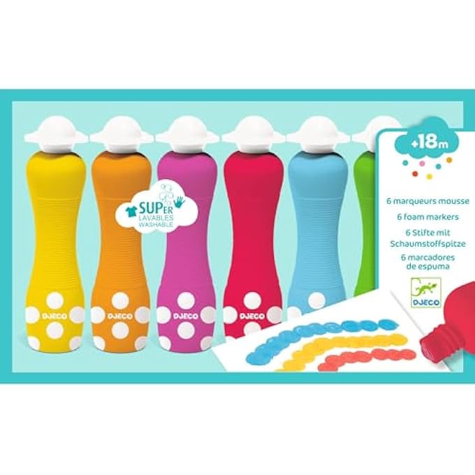 DJECO 6 FOAM MARKERS - Image 4