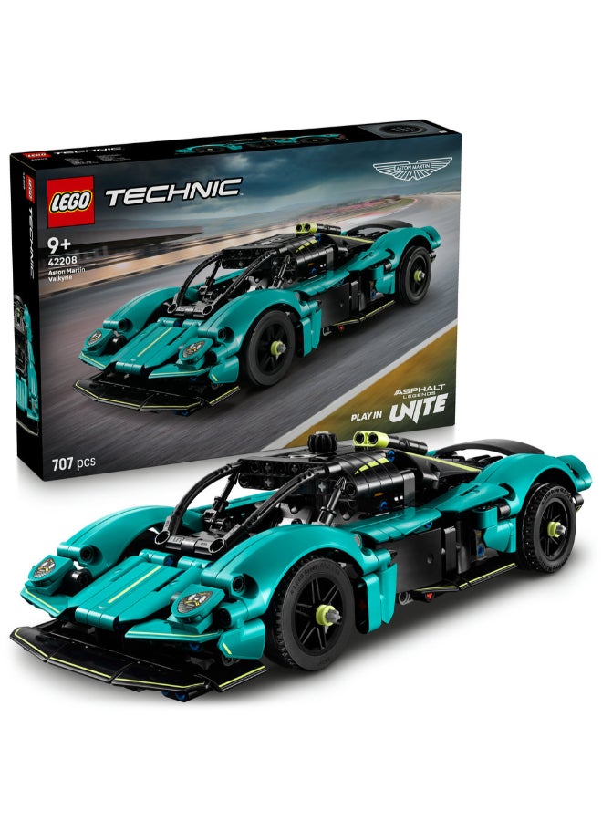 ليغو مجموعة نموذج السيارة القابلة للبناء Aston Martin Valkyrie من ليغو® Technic، لعبة مركبة، هدية إبداعية 42208 - Image 1