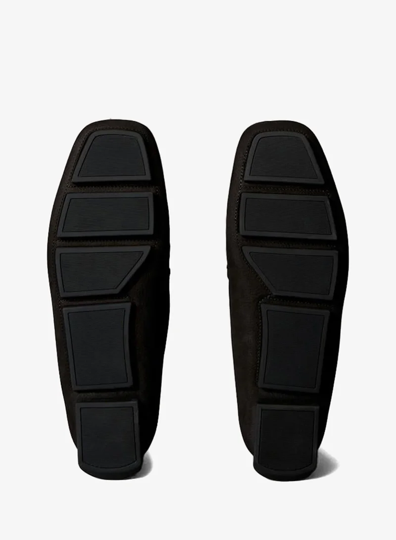 CALVIN KLEIN Wide toe moccasins