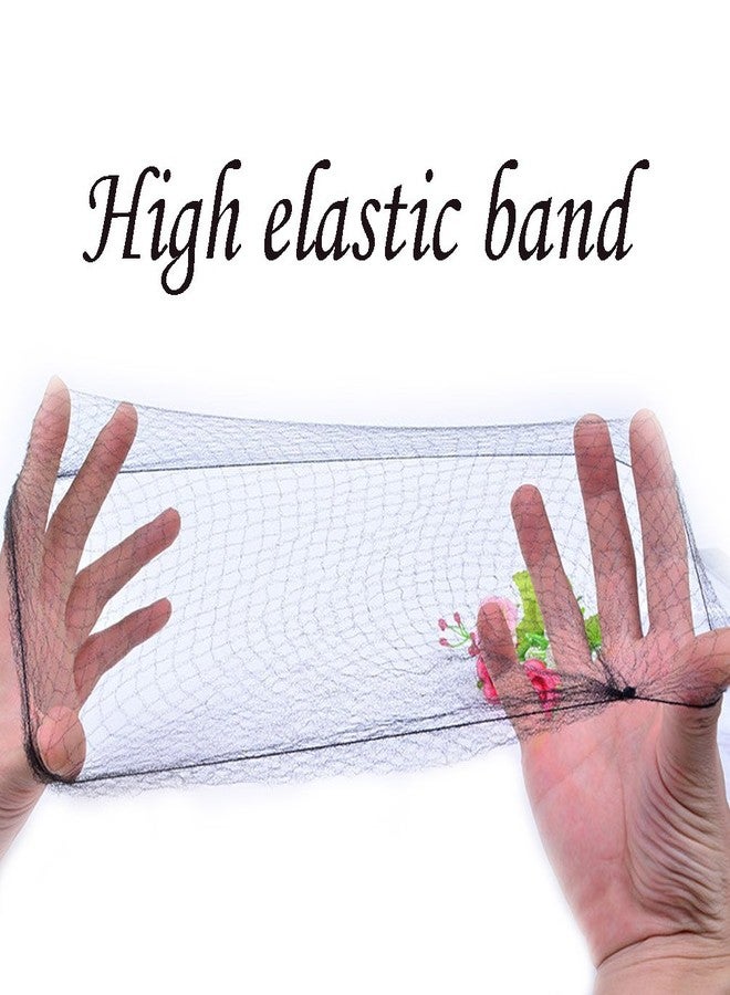 OMORFIEER Hair Nets for Buns Nets for Ballet Girls Hair Net for Wig 20 Pcs 26 inch Black - Image 3