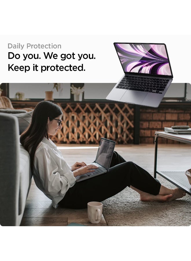 MUNTAQI Tempered Glass Screen Protector for MacBook Air 15 Inch (2023 M2 Model) – Anti-Scratch Ultra Clear HD Guard, Bubble-Free Easy Install, Touch Sensitivity Glass Film for Apple MacBook Air 15" M2 - Image 3