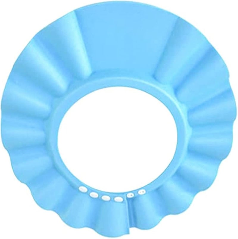 HEIGOO Adjustable EVA Resin Material Baby Shower Cap (Blue)