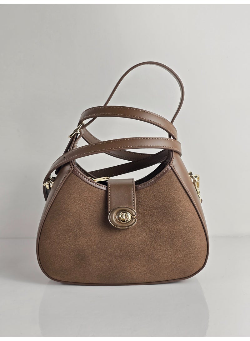 Chrisbella Small 3-Way Handbag with Crossbody and Shoulder Strap - Image 2